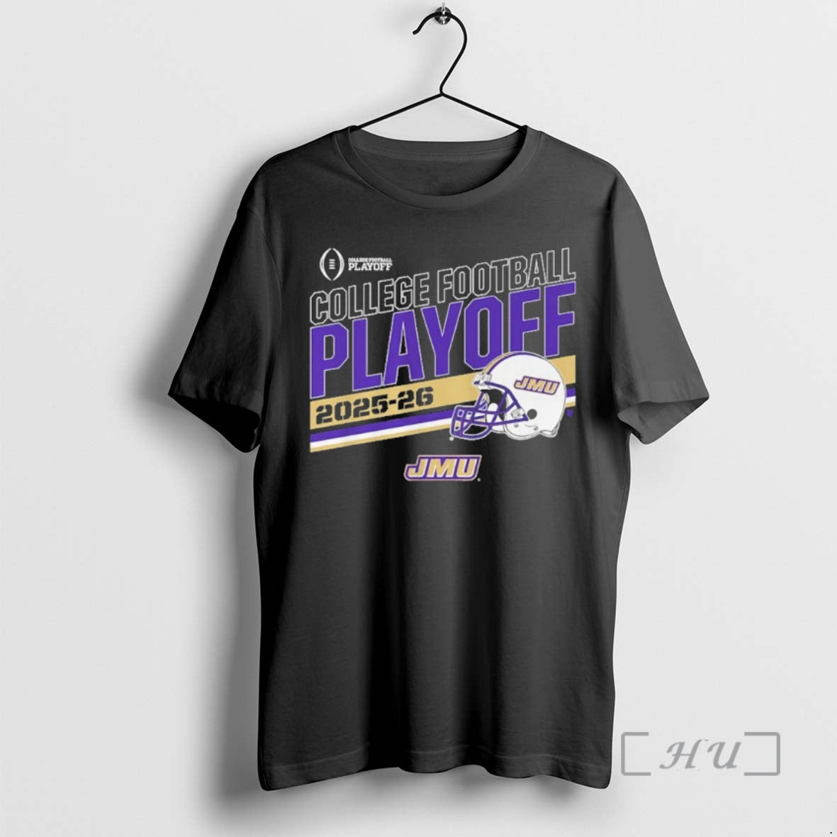 Officials Jmu Football 2025 Cfp Stripe T-Shirts, Hoodie, Sweatshirt | PureTeeCo.com