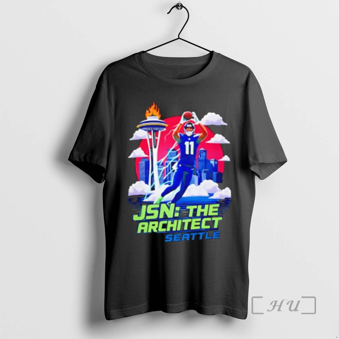 Officials Jsn The Architect Seattle Space Needle City Skyline Retro T-Shirts, Hoodie, Sweatshirt | PureTeeCo.com