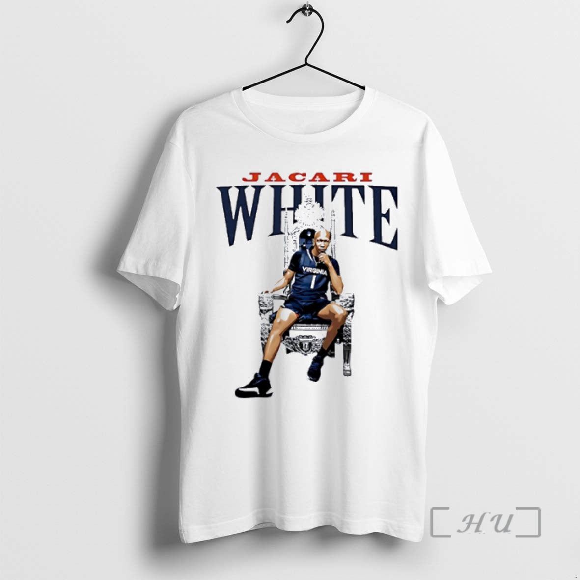 Officials Jacari White 6 Of Virginia Cavaliers Mens Basketball Illustrated T-Shirts, Hoodie, Sweatshirt | PureTeeCo.com