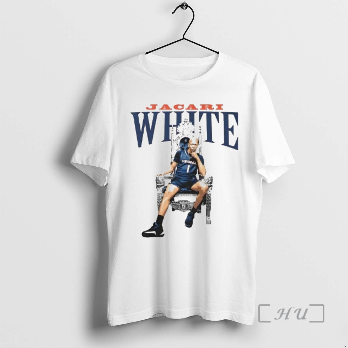 Officials Jacari White Portrait The King Virginia Cavaliers T-Shirts, Hoodie, Sweatshirt | PureTeeCo.com