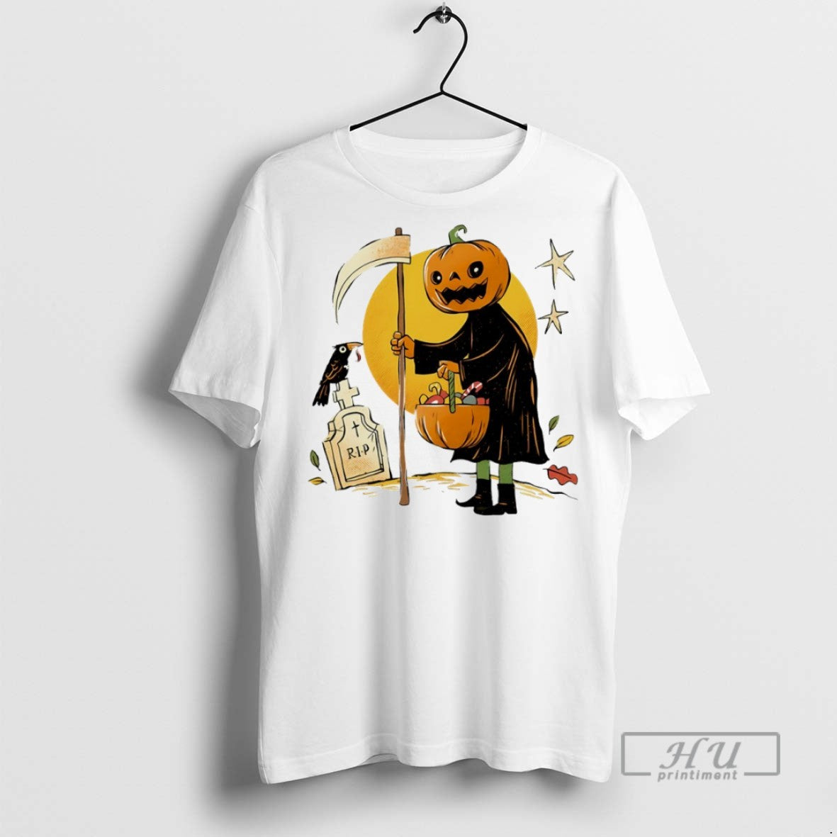 Officials Jack O Lantern Pumpkin Goblin Treat Halloween T Shirts