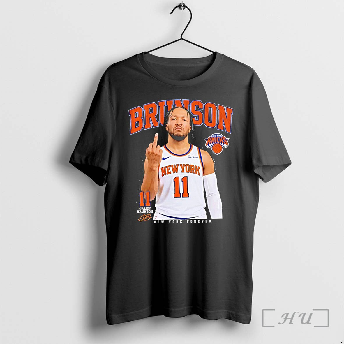 Officials Jalen Brunson 11 New York Forever Middle Finger Meme