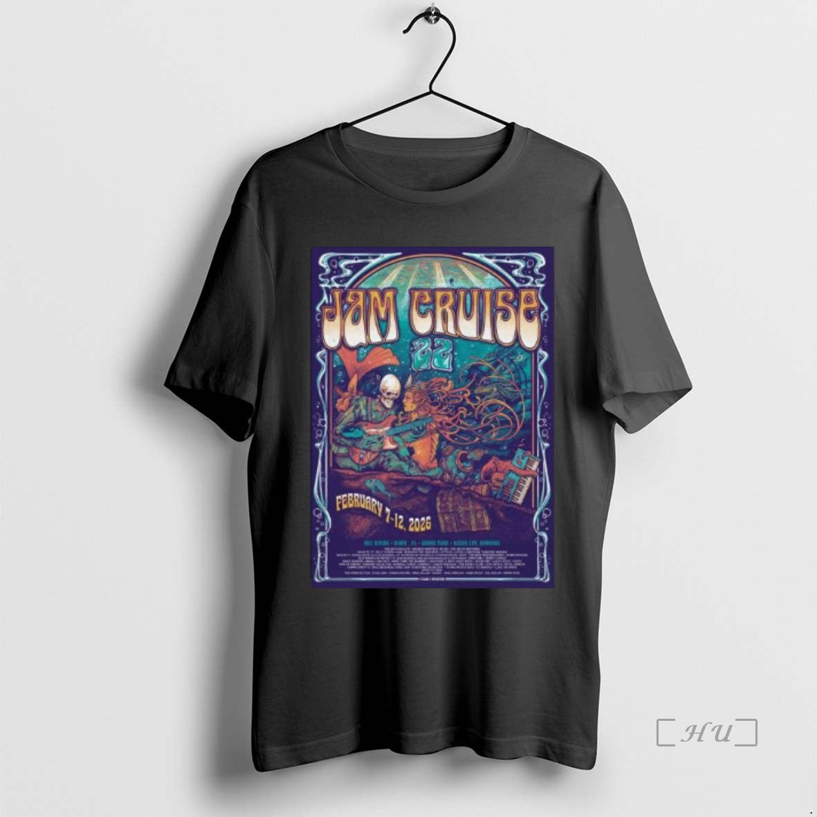 Officials Jam Cruise 22 At Msc Divina In Miami Fl On Feb 7 2026 Long T-Shirts, Hoodie, Sweatshirt | PureTeeCo.com