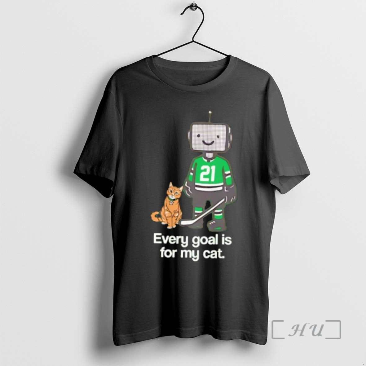 Officials Jason Robertson Every Goal Is For My Cat Robot T-Shirts, Hoodie, Sweatshirt | PureTeeCo.com
