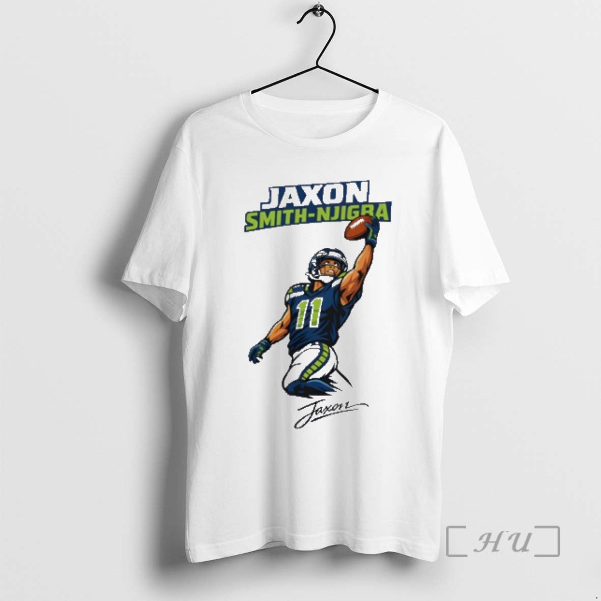 Officials Jaxon Smith Njigba Seattle Football Vector T-Shirts, Hoodie, Sweatshirt | PureTeeCo.com