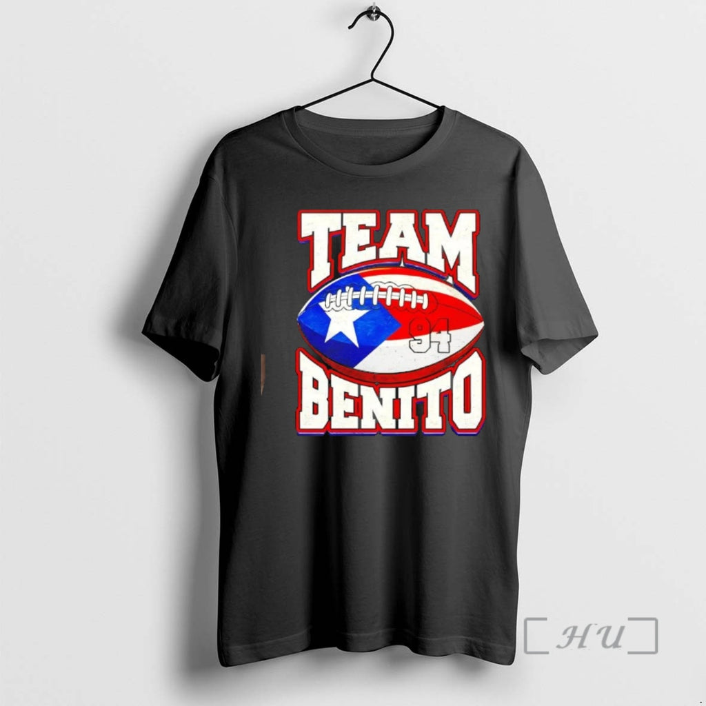 Officials Jersey Benito 94 Number Sport Football Fan T-Shirts, Hoodie, Sweatshirt | PureTeeCo.com