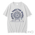 Officials Jesus Take The Wheel Easel Wheel White
