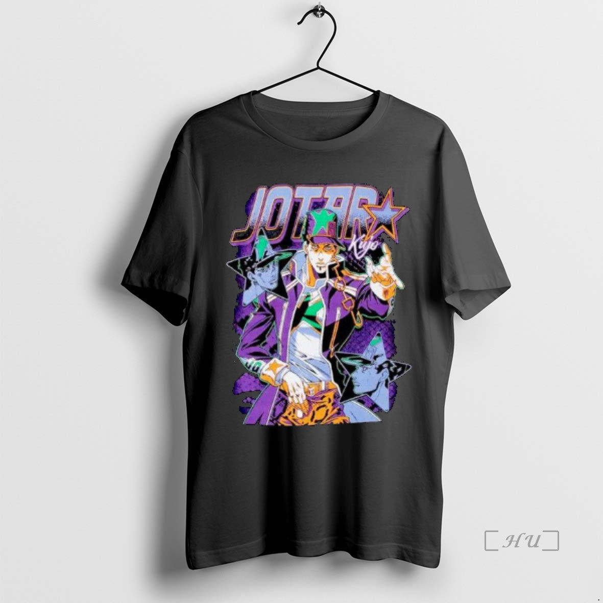 Officials Jojos Bizarre Adventure Jotaro Kujo Collage Ornaments T-Shirts, Hoodie, Sweatshirt | PureTeeCo.com