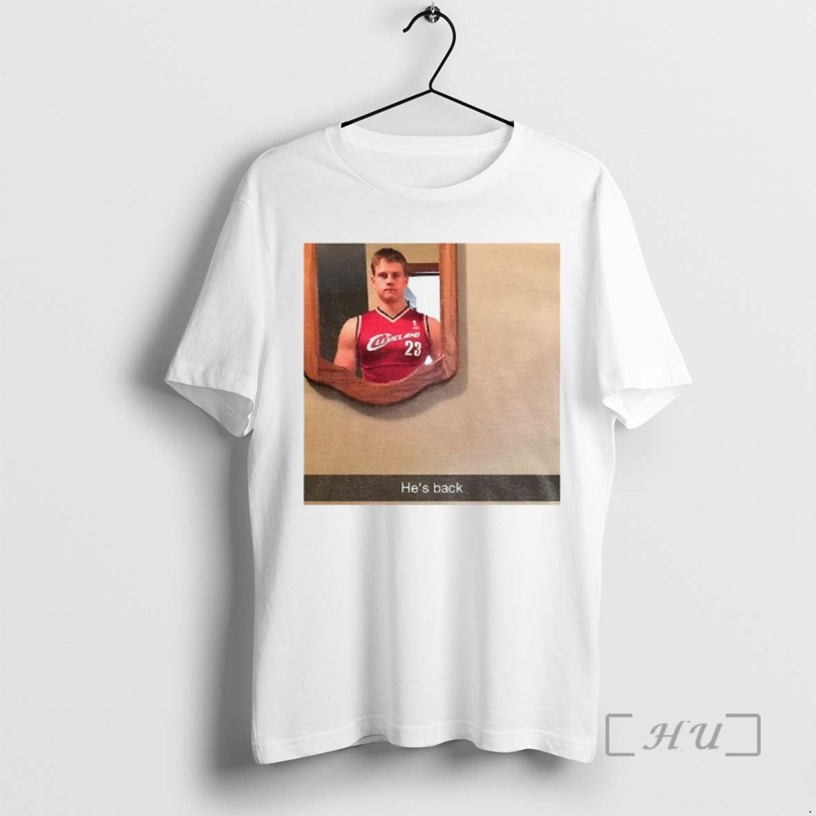 Officials Joe Burrow 23 Cleveland Hes Back T-Shirts, Hoodie, Sweatshirt | PureTeeCo.com