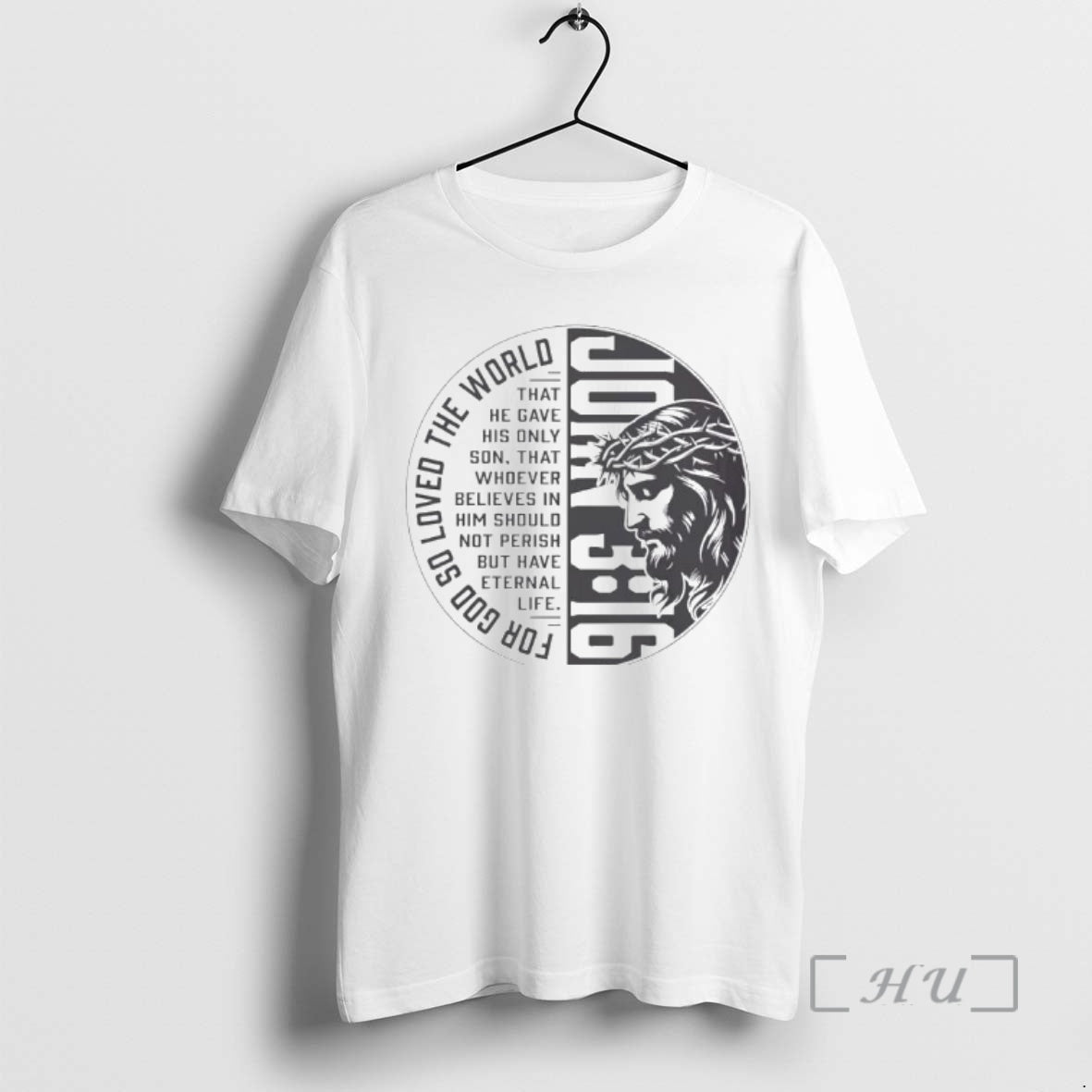 Officials John 3 16 Scripture Jesus Portrait Ornaments T-Shirts, Hoodie, Sweatshirt | PureTeeCo.com