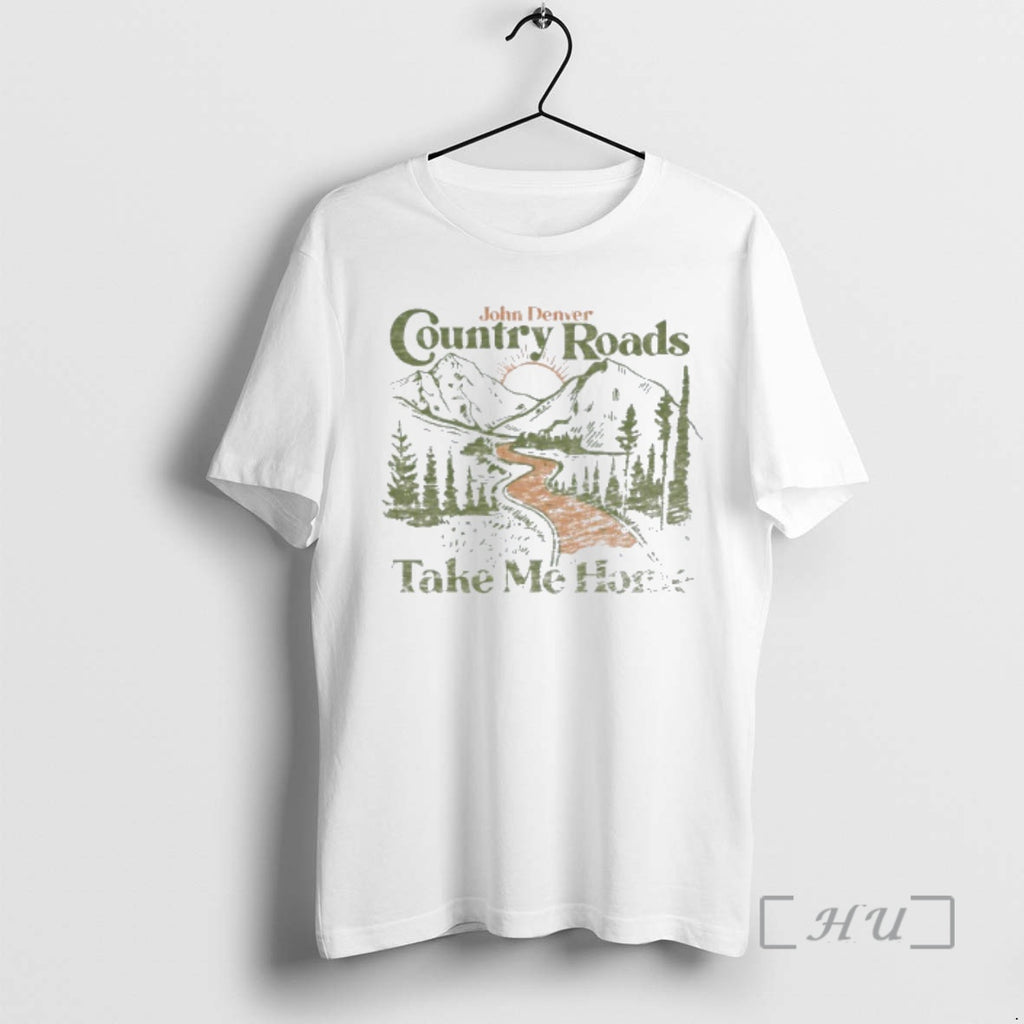 Officials John Denver Country Roads Take Me Home T-Shirts, Hoodie, Sweatshirt | PureTeeCo.com