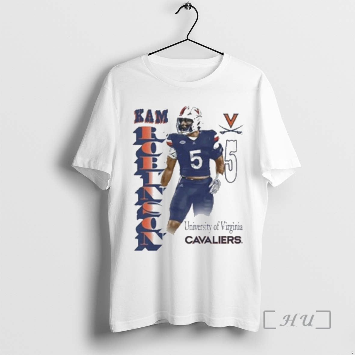 Officials Kam Robinson Virginia Cavaliers Portrait T-Shirts, Hoodie, Sweatshirt | PureTeeCo.com