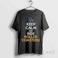 Officials Keep Calm And Ride Roller Coasters T-Shirts, Hoodie, Sweatshirt | PureTeeCo.com