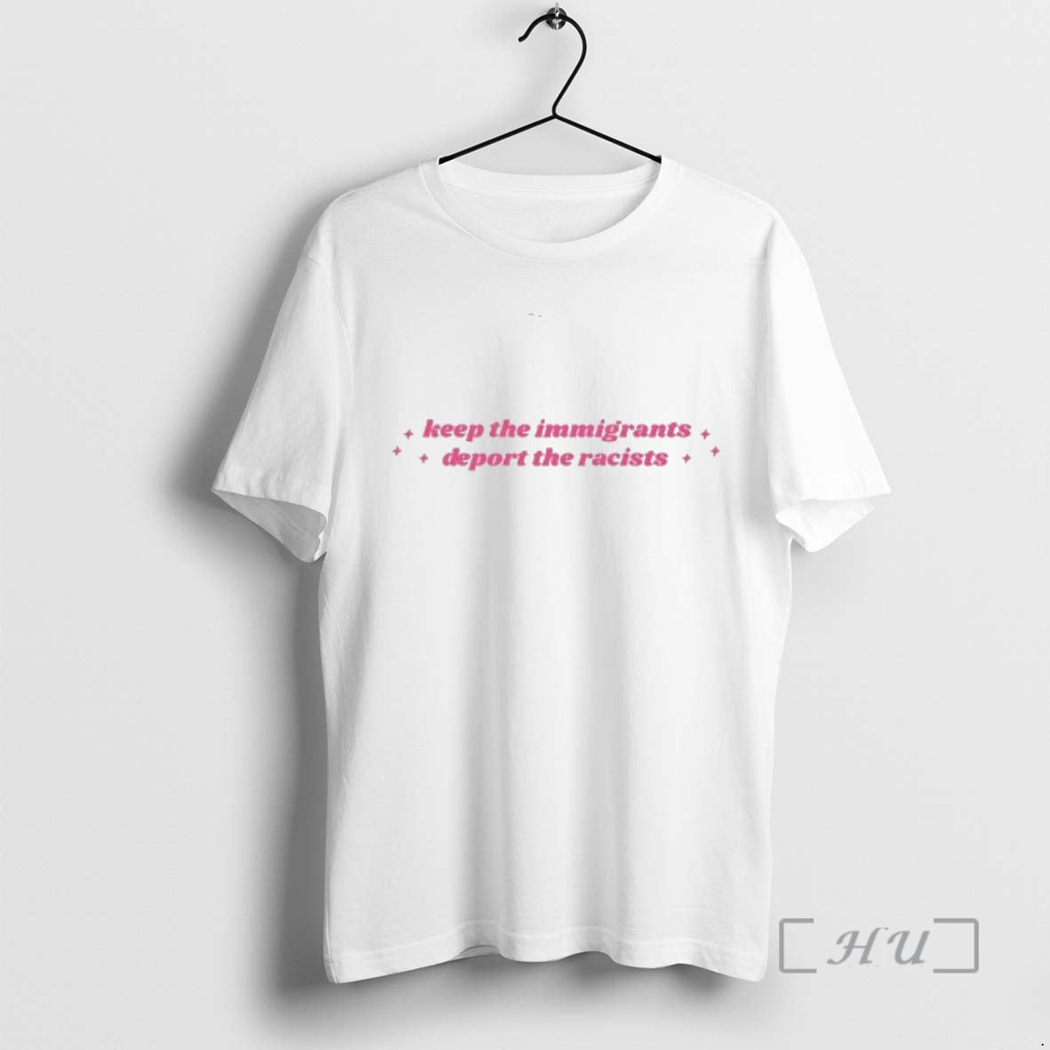 Officials Keep The Immigrants Deport The Racists Pink T-Shirts, Hoodie, Sweatshirt | PureTeeCo.com