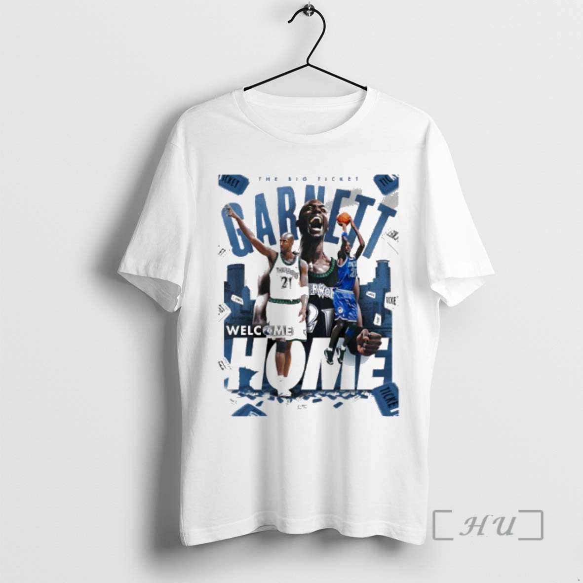 Officials Kevin Garnett Minnesota Timberwolves The Big Ticket Welcome Home T-Shirts, Hoodie, Sweatshirt | PureTeeCo.com