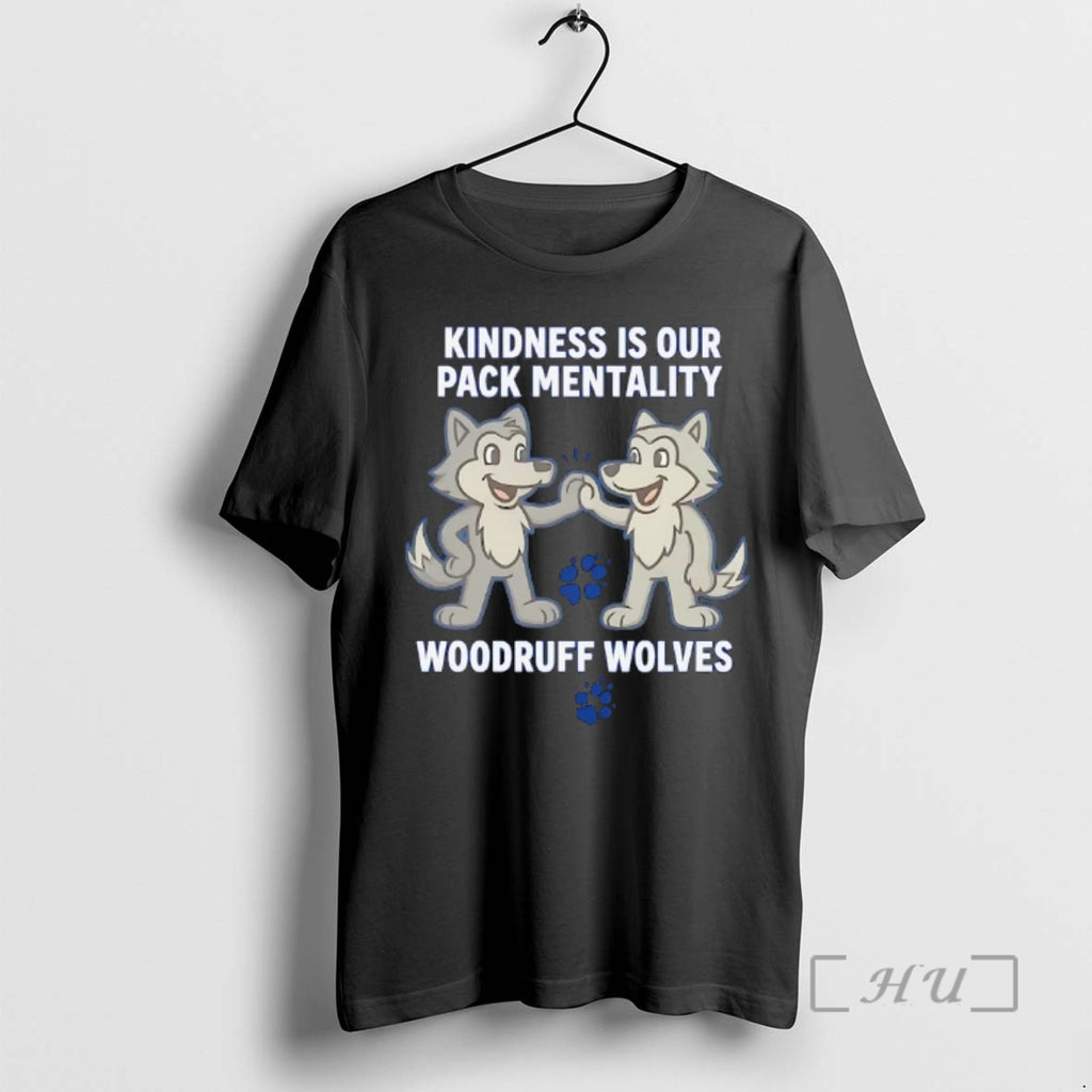 Officials Kindness Is Our Pack Mentality Woodruff Wolves T-Shirts, Hoodie, Sweatshirt | PureTeeCo.com