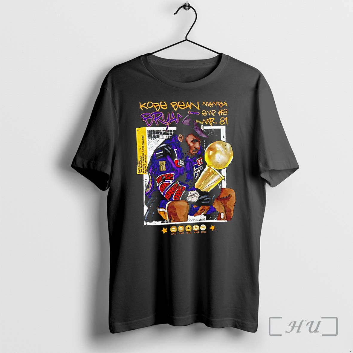 Officials Kobe Iconic Champion Tribute Pose La Basketball
