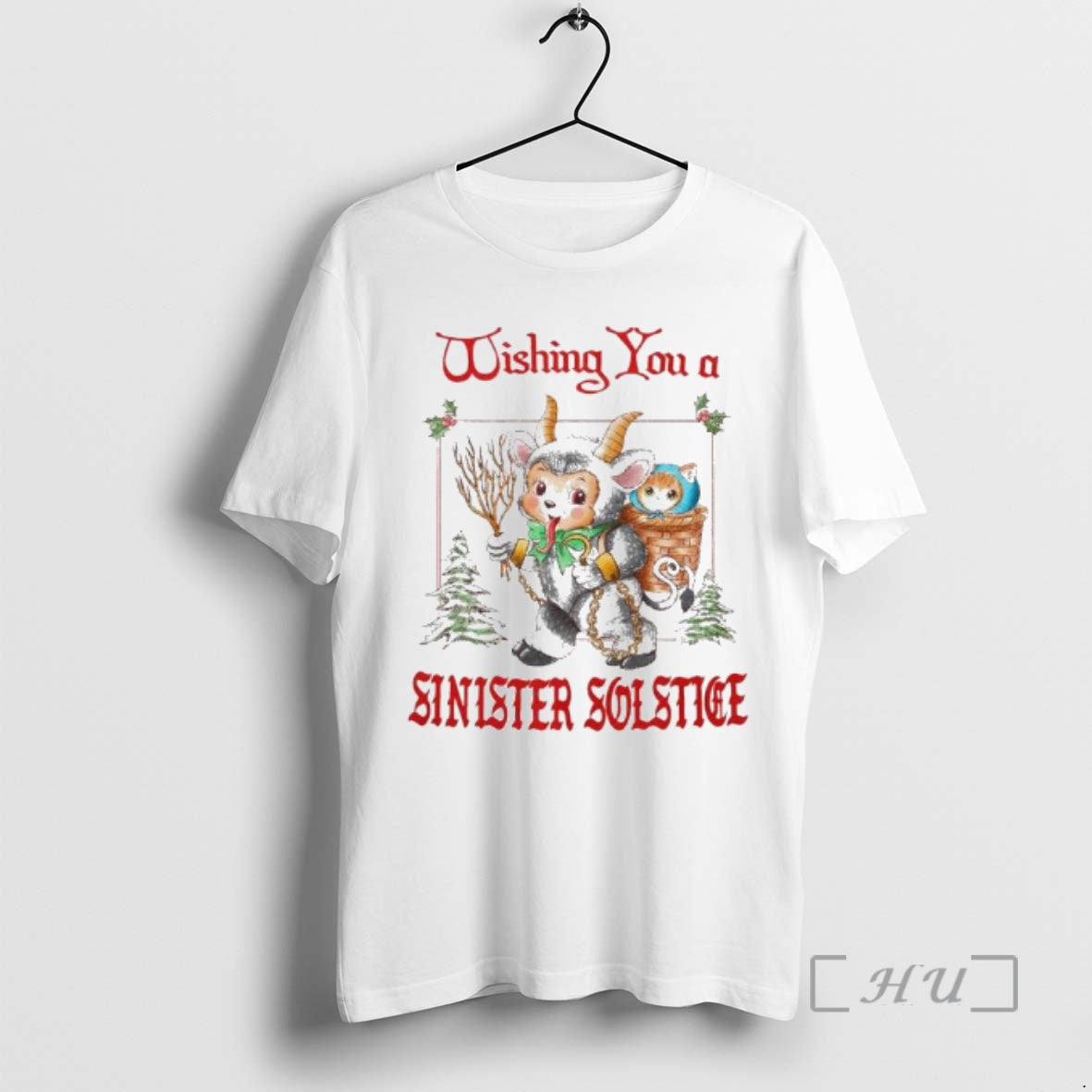 Officials Krampus Wishing You A Sinister Solstice Christmas Ornaments T-Shirts, Hoodie, Sweatshirt | PureTeeCo.com