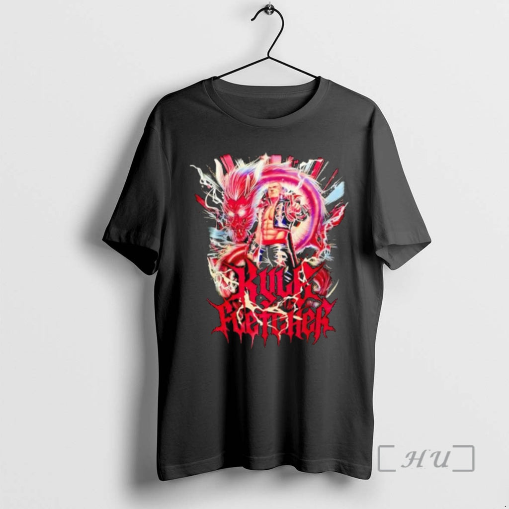 Officials Kyle Fletcher Aew Wrestling Dragon Aura Aesthetic T-Shirts, Hoodie, Sweatshirt | PureTeeCo.com