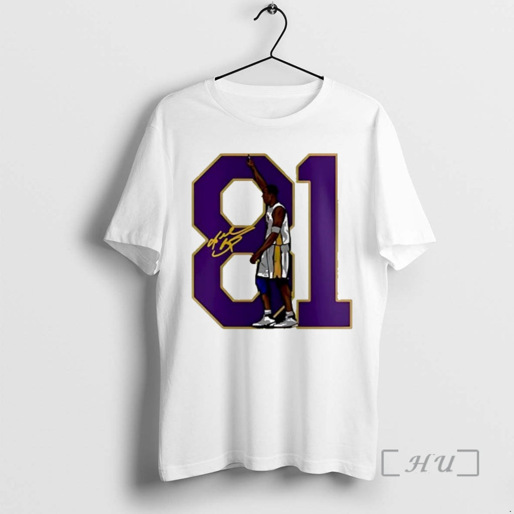Officials La Lakers 20th Anniversary Of Kobe Bryant 81 Points 2026 Baseball Premium T Shirts Hoodie, Sweatshirt
