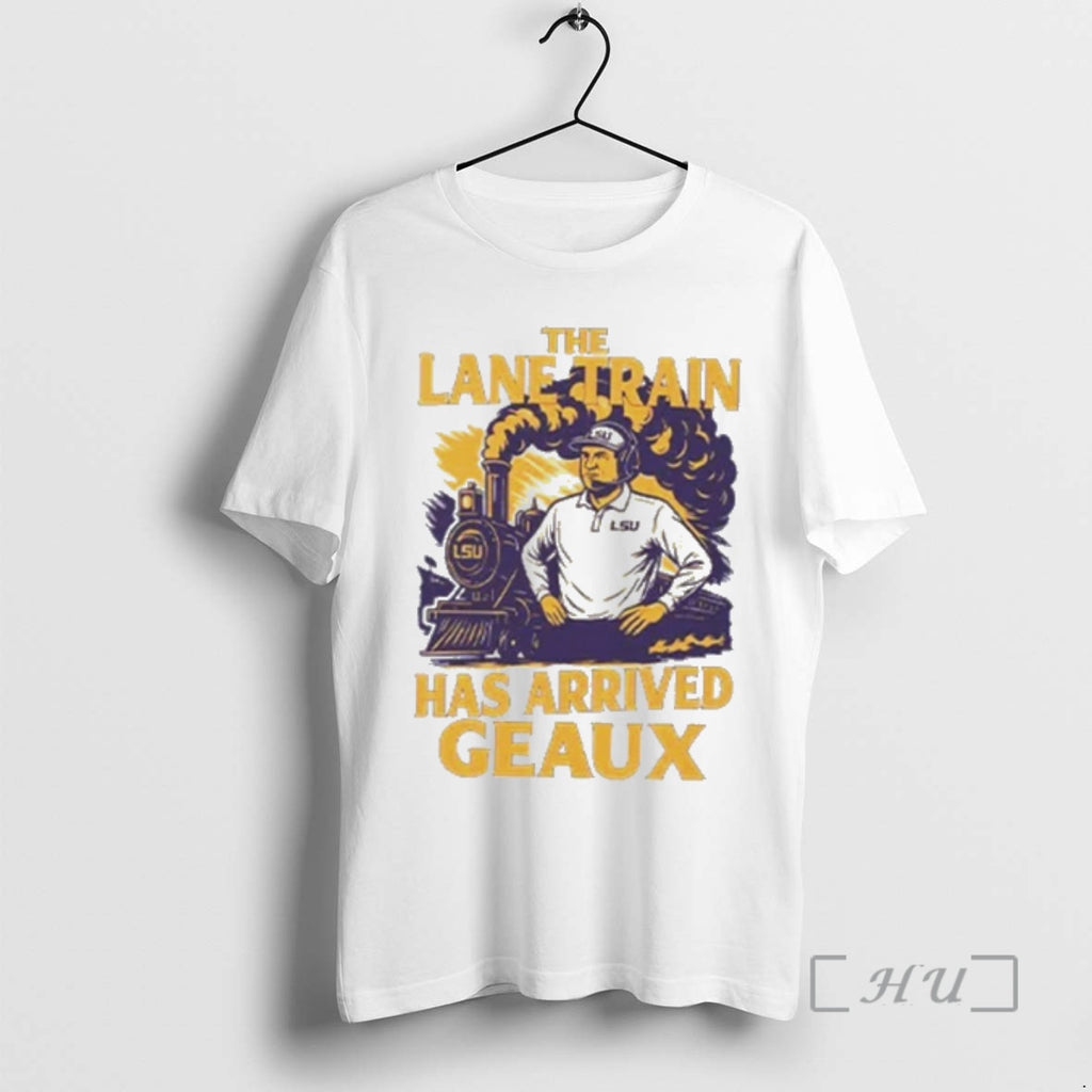 Officials Lane Kiffinn Lsuu Louisiana Tigers Train Has Arrived Geaux T-Shirts, Hoodie, Sweatshirt | PureTeeCo.com