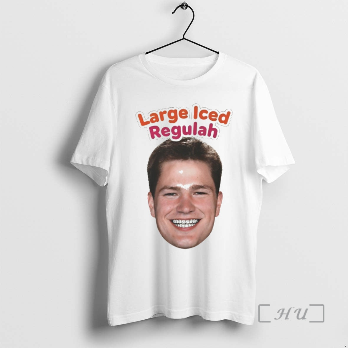Officials Large Iced Regulah Drake Maye Face Patriots Team T-Shirts, Hoodie, Sweatshirt | PureTeeCo.com