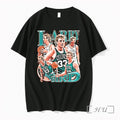 Officials Larry Bird Boston Celtics 33 Nba Collage 90s Graphic