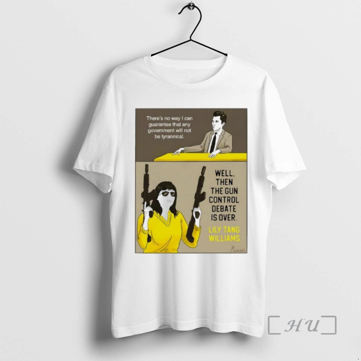 Officials Lily Tang Williams Well Then The Gun Control Debate Is Over Premium T Shirts Hoodie, Sweatshirt | PureTeeCo.com