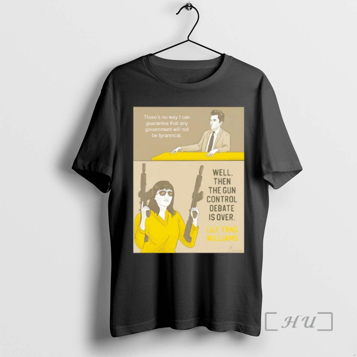 Officials Lily Tang Williams Well Then The Gun Control Debate Is Over Meme Premium T-Shirts, Hoodie, Sweatshirt