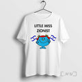 Officials Little Miss Zionist Jew Flag T-Shirts, Hoodie, Sweatshirt | PureTeeCo.com