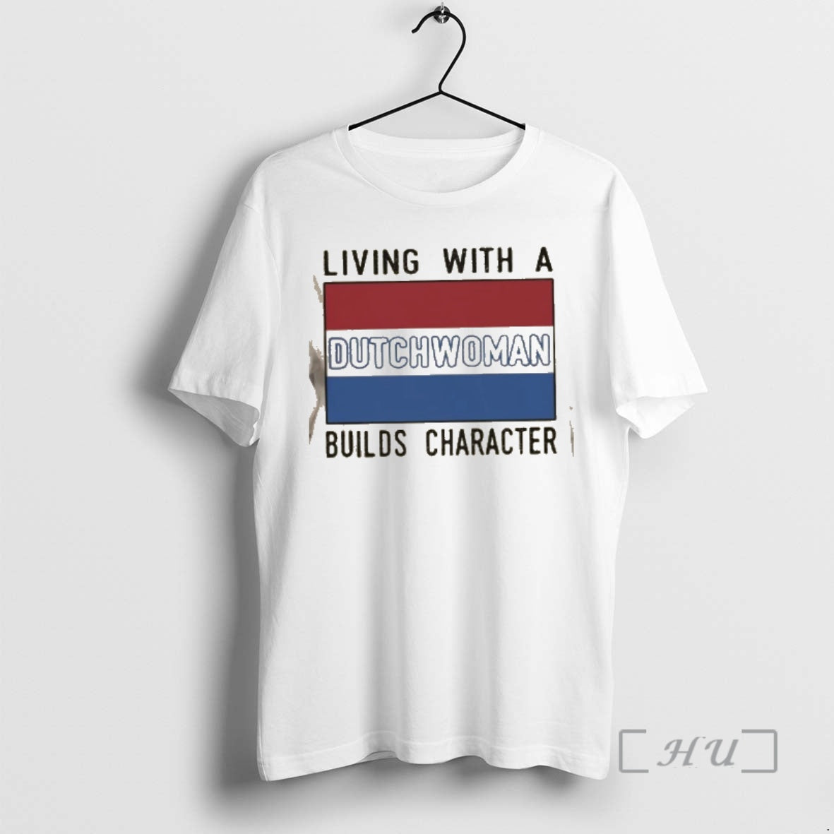 Officials Living With A Dutch Woman Builds Character T-Shirts, Hoodie, Sweatshirt | PureTeeCo.com