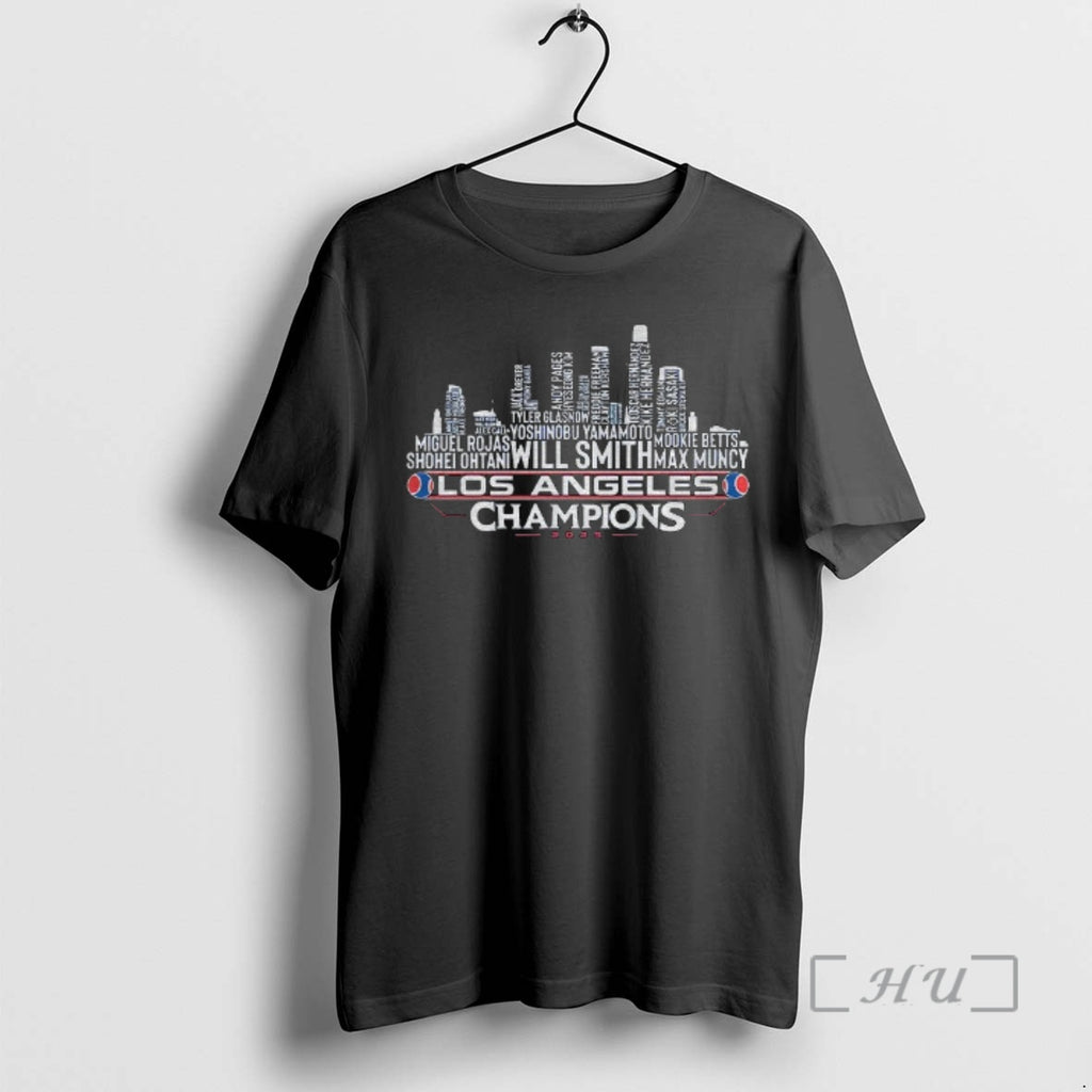 Officials Los Angeles Baseball World Champions Team Series 2025 La City Skyline Mlb Premium T-Shirts, Hoodie, Sweatshirt