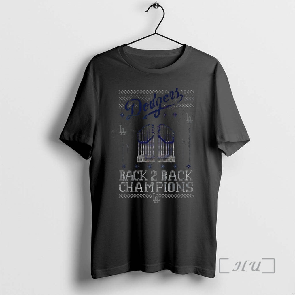 Officials Los Angeles Dodgers Back 2 Back Champions Trophy 8bit Game Style Premium T Shirts Hoodie, Sweatshirt