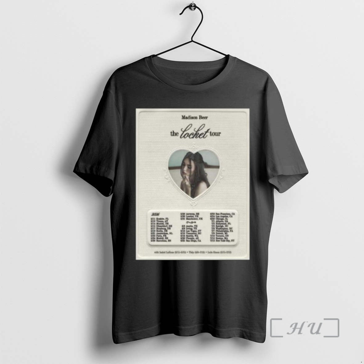 Officials Madison Beer The Locket Tour 2026 World Tour Schedule Dates Premium T Shirts Sweater Hoodie, Sweatshirt