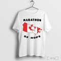 Officials Marathon Of Hope Canada Flag T Shirt