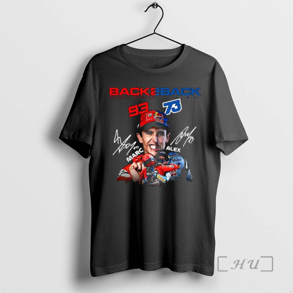 Officials Marc Marquez And Alex Marquez Motogp Brothers Making History Signature Premium T Shirts Sweater Hoodie, Sweatshirt