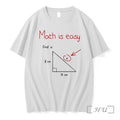 Officials Math Is Easy Find X Right Triangle Pythagorean Theorem Math Premium T Shirts Sweater