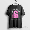 Officials May In Enemies Never Know Peace Dj Mac Rascal Skull Premium T Shirts Sweater