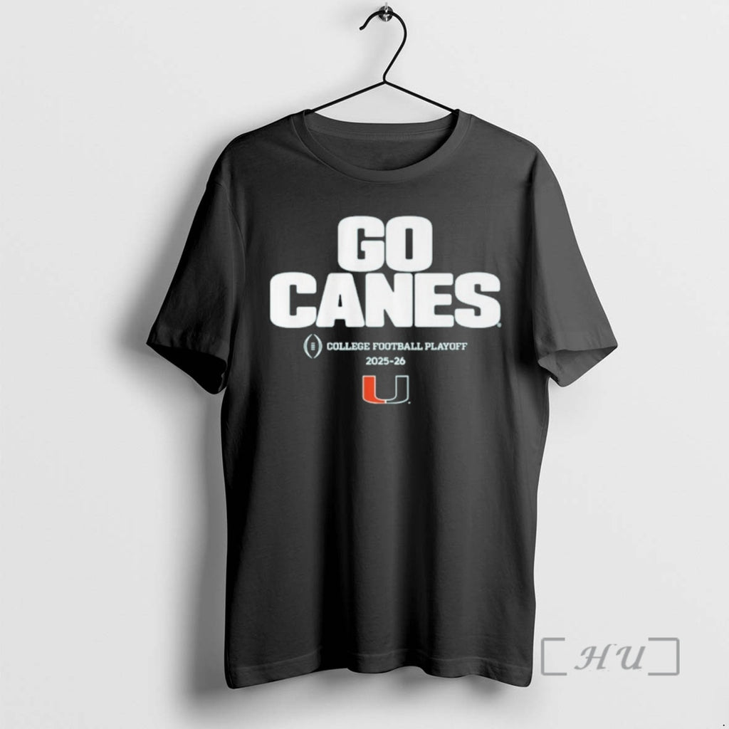 Officials Miami Football 2025 Cfp Team Slogan T-Shirts, Hoodie, Sweatshirt | PureTeeCo.com