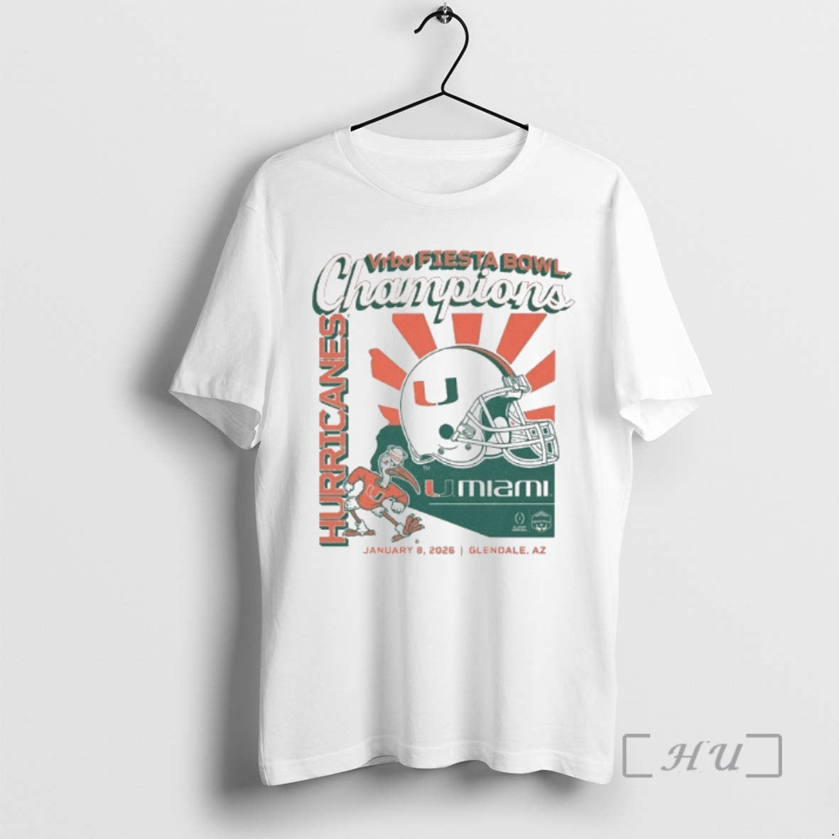 Officials Miami Football Cfp Fiesta Bowl Champions T-Shirts, Hoodie, Sweatshirt | PureTeeCo.com