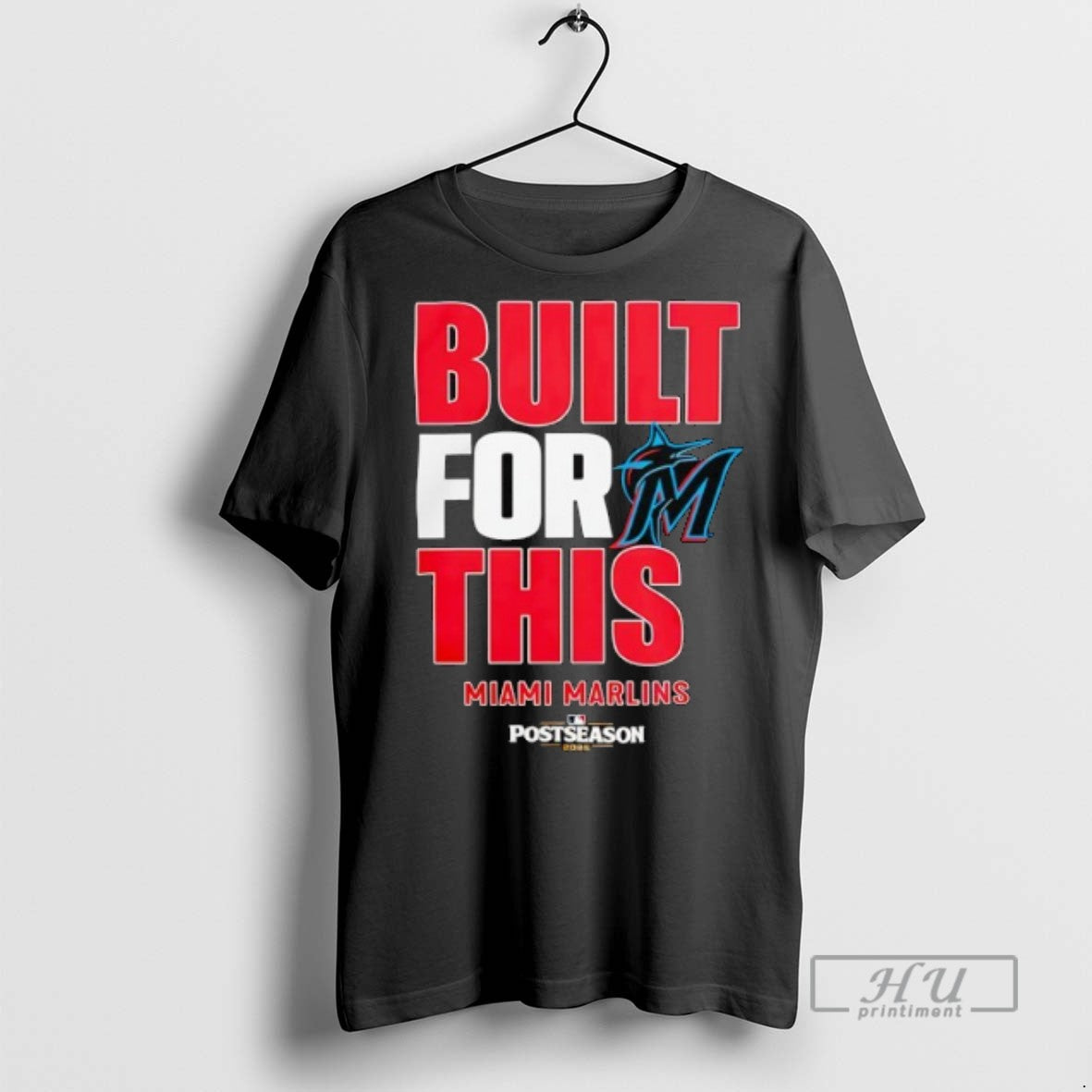 Officials Miami Marlins Built For This Mlb Postseason 2025 T Shirt