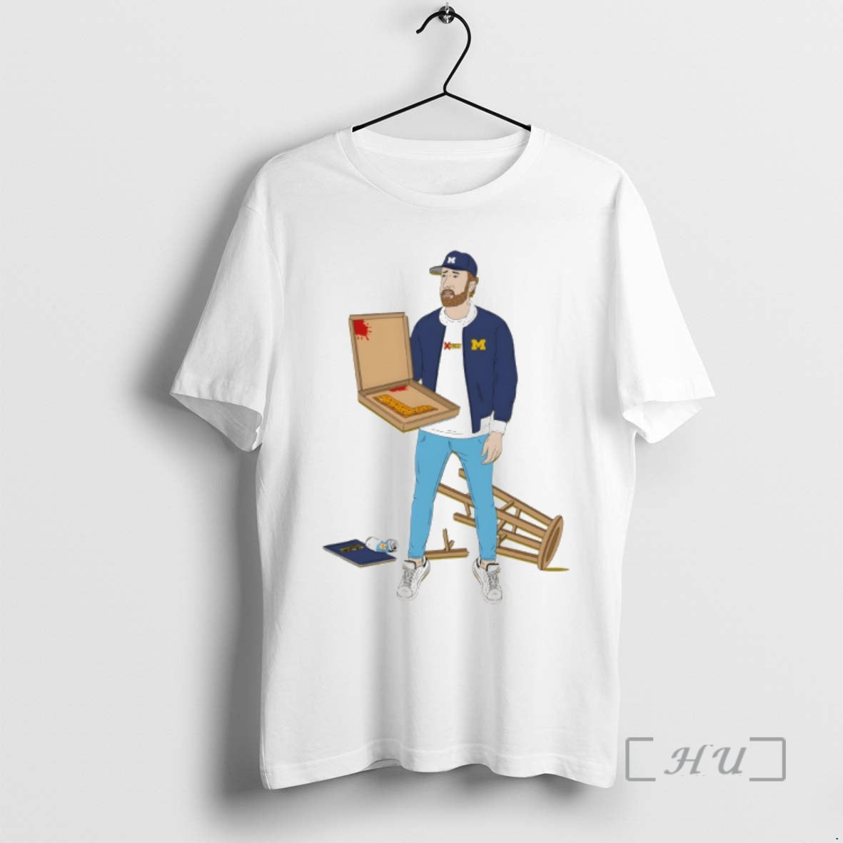 Officials Michigan Wolverines Football Holding Pizza Meme T-Shirts, Hoodie, Sweatshirt | PureTeeCo.com