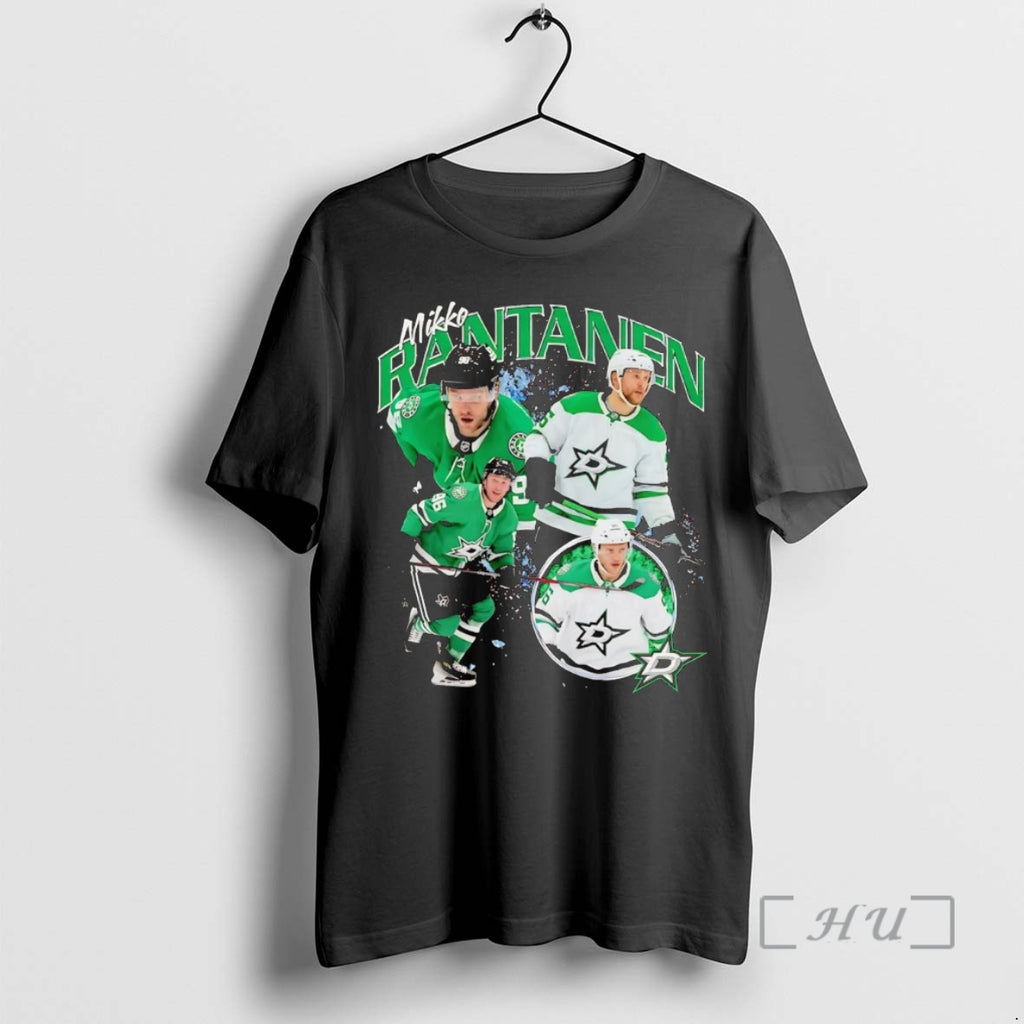 Officials Mikko Rantanen Player Collage Dallas Stars T-Shirts, Hoodie, Sweatshirt | PureTeeCo.com