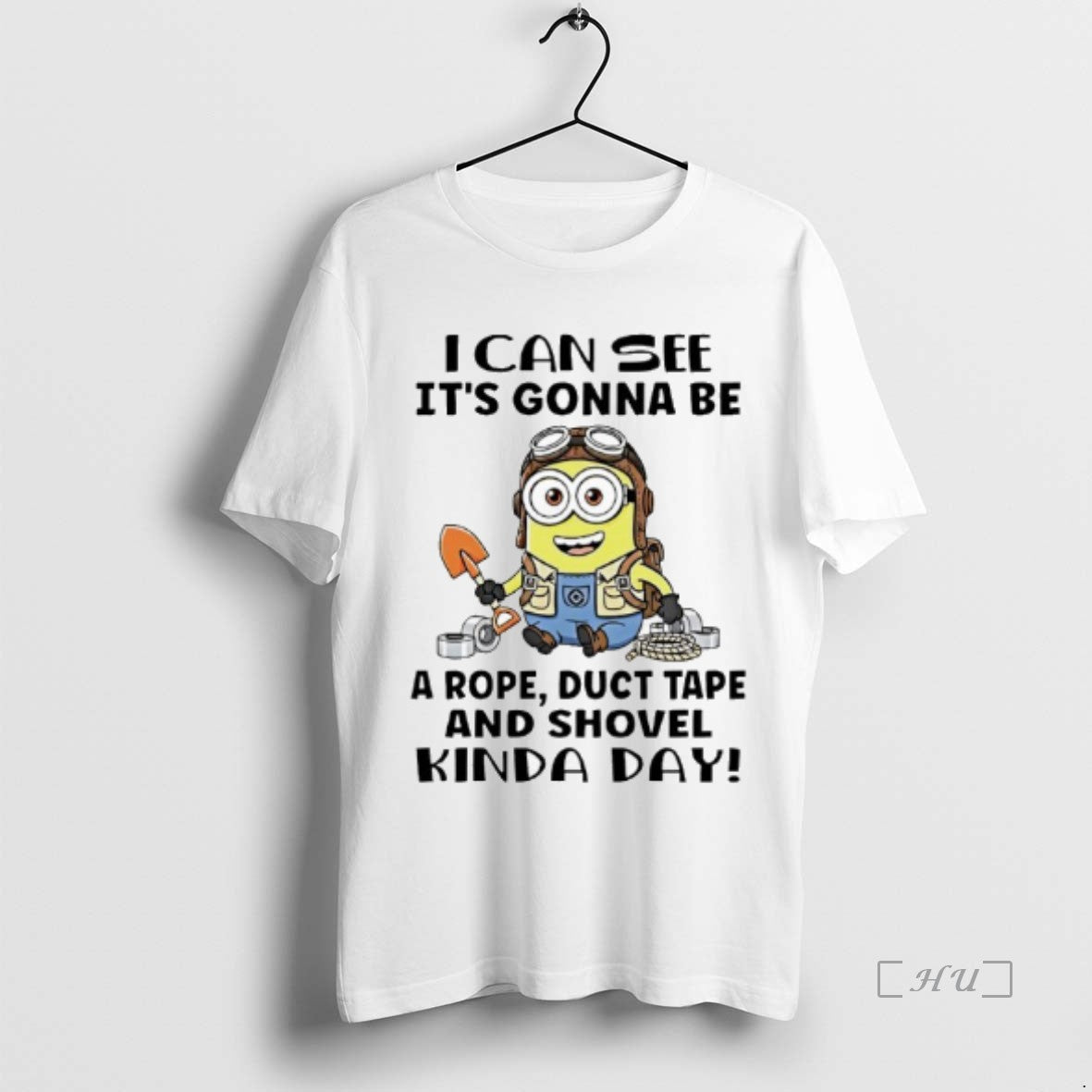 Officials Minions I Can See Its Gonna Be A Rope Duct Tape And Shovel Kinda T-Shirts, Hoodie, Sweatshirt | PureTeeCo.com