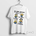 Officials Minions In Our Family We Dont Try To Hide The Crazy We Pass It T-Shirts, Hoodie, Sweatshirt | PureTeeCo.com