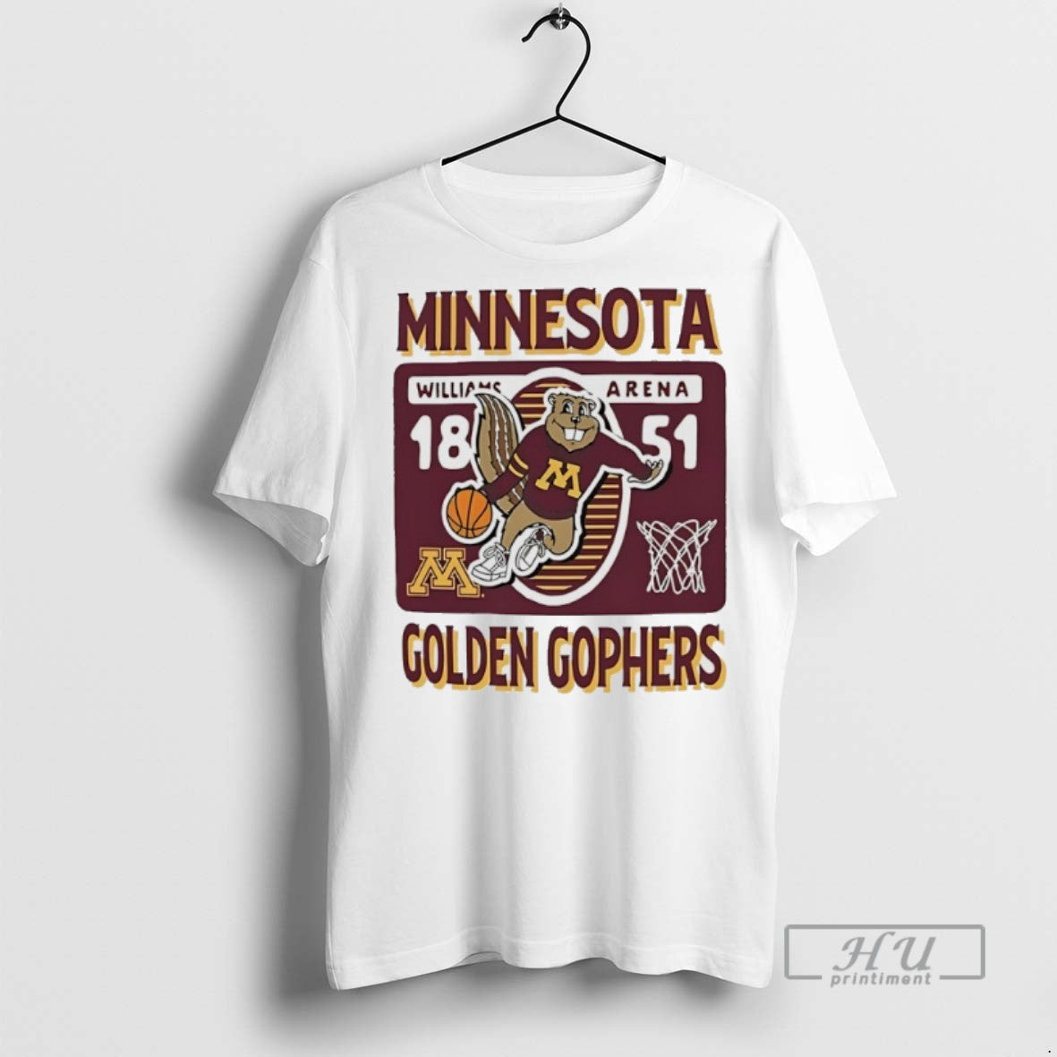 Officials Minnesota Golden Gophers Basketball 1851 Williams Arena Mascot T Shirts