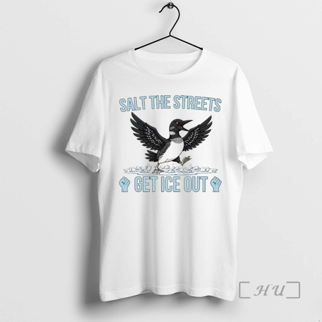Officials Minnesota Loon Salt The Streets Get Ice Out T-Shirts, Hoodie, Sweatshirt | PureTeeCo.com