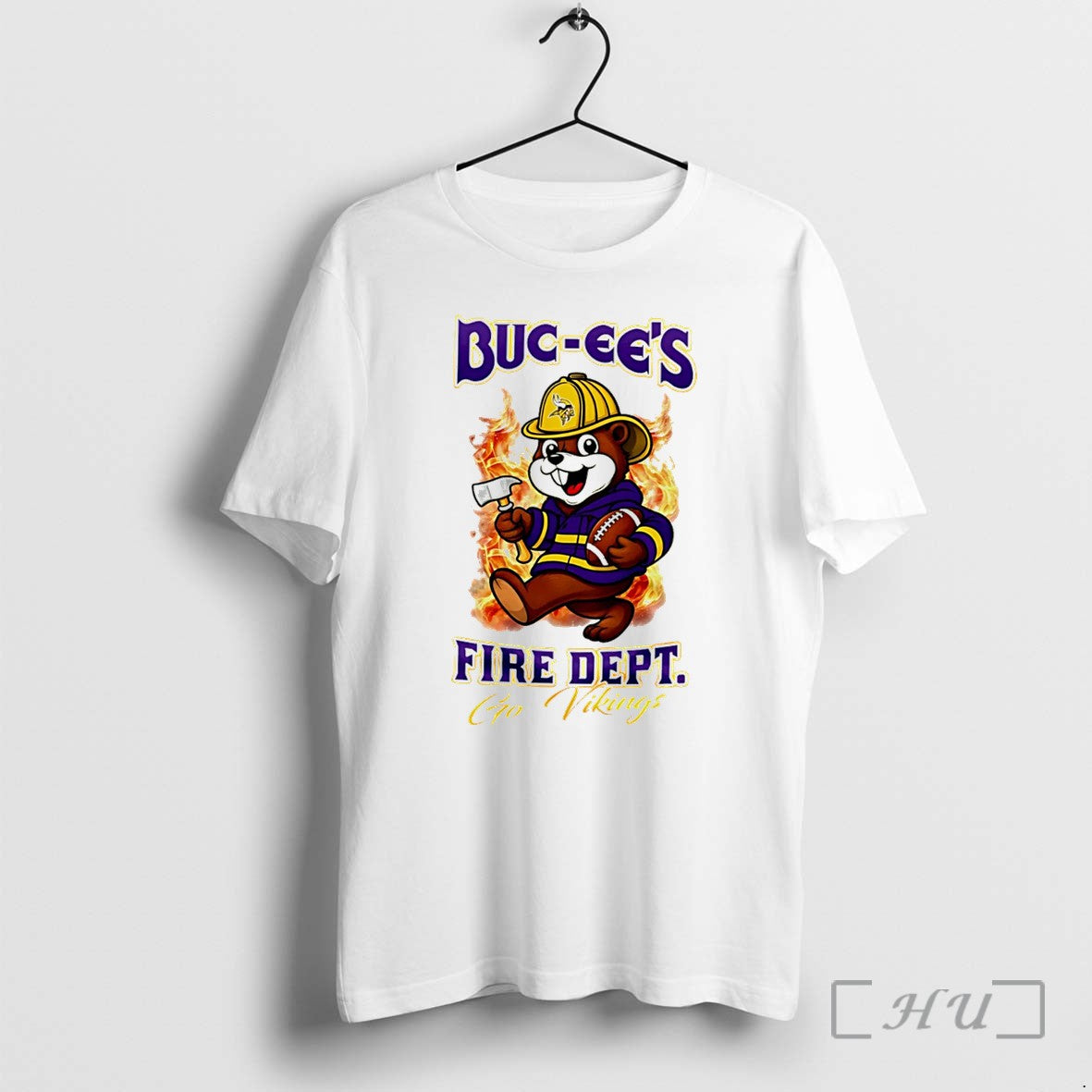 Officials Minnesota Vikings Buc Ees Fire Dept Go Bears Firefighter Strong Tee Premium T Shirts