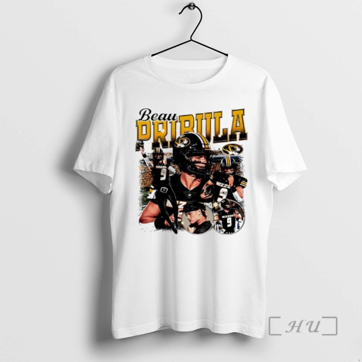 Officials Mizzou Tigers Nil Beau Pribula 9 Player T-Shirts, Hoodie, Sweatshirt | PureTeeCo.com