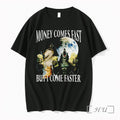 Officials Money Comes Fast But I Come Faster Cringe Werewolf Meme Premium T Shirts Sweater